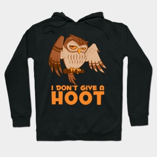 I Don't Give A Hoot Owl Hoodie